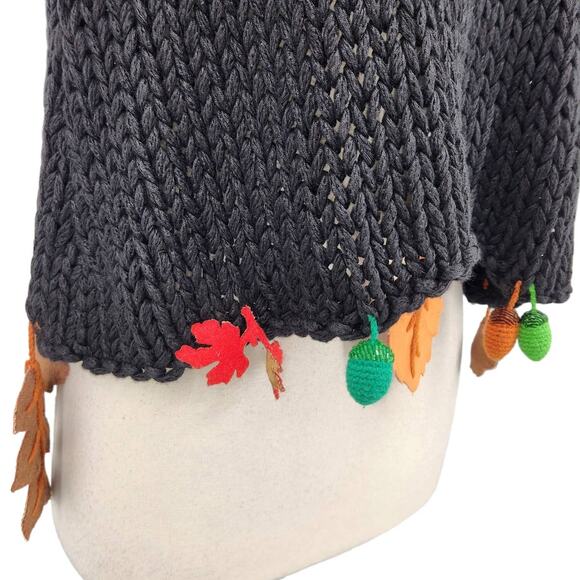 Vintage Michael Simon Knit Cape Unique! - Picture 5 of 7